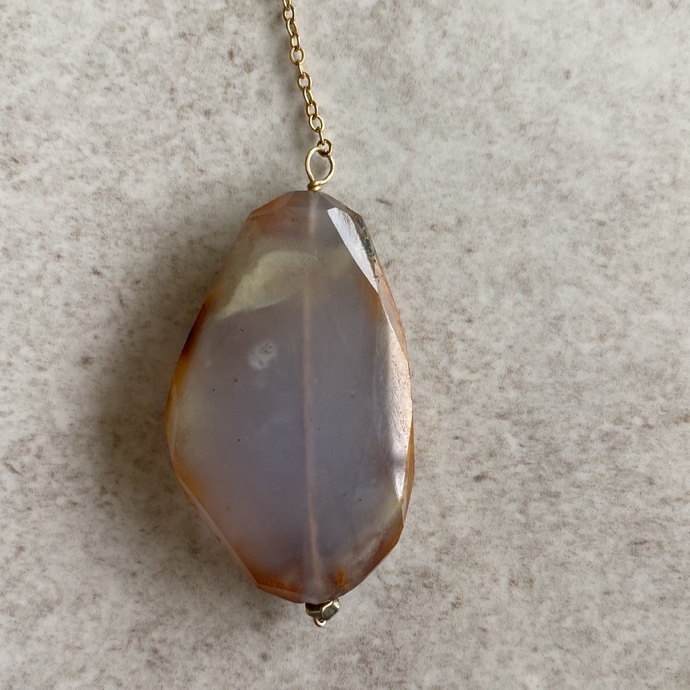 Agate necklace - Picture 8 of 9